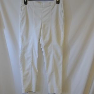 J. Jill Essential Slim Ankle Pants Size 12 White